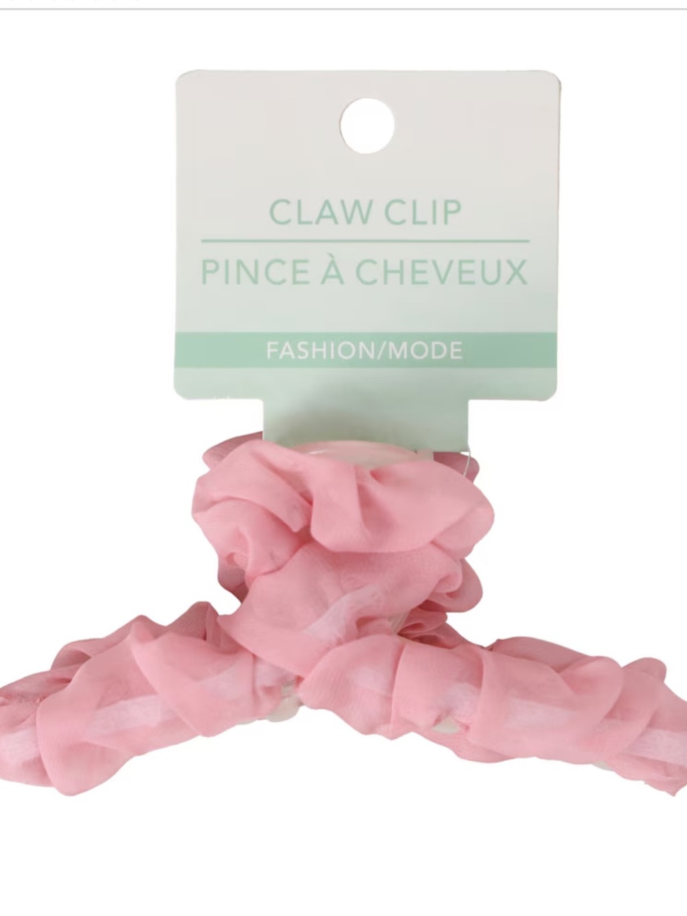 Cloud Design Pink Hair Claw Clip NWT